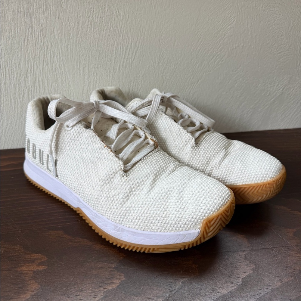 NOBULL No Bull White Outwork Sneakers CrossFi Shoes